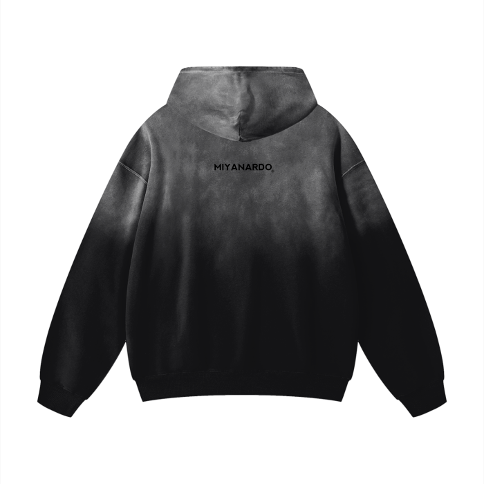 Miyanardo® (FW2425 Original Release) “Ripped” Heavyweight Handcrafted Drop Shoulder Oversized Hoodie