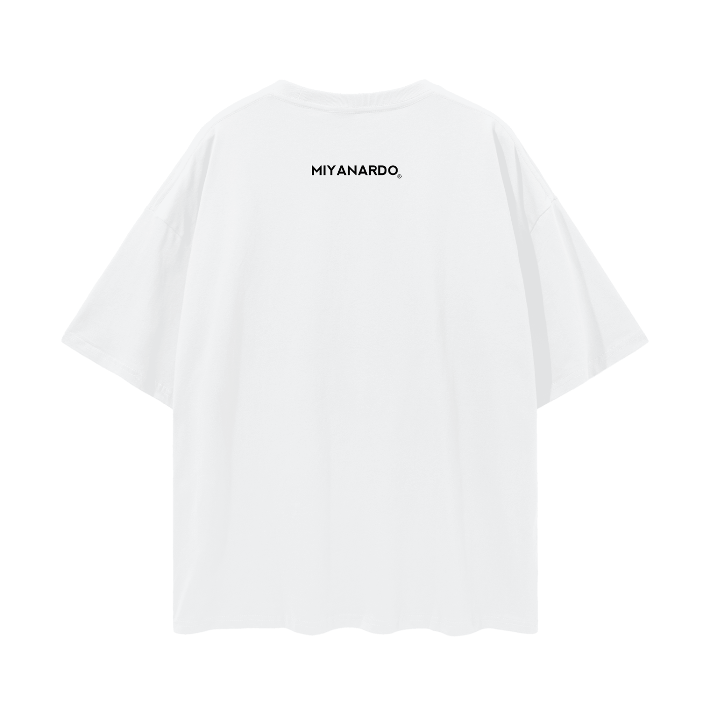 Miyanardo® (SS25 Original Release) “Hand Signs” Oversize Drop Shoulder Tee White