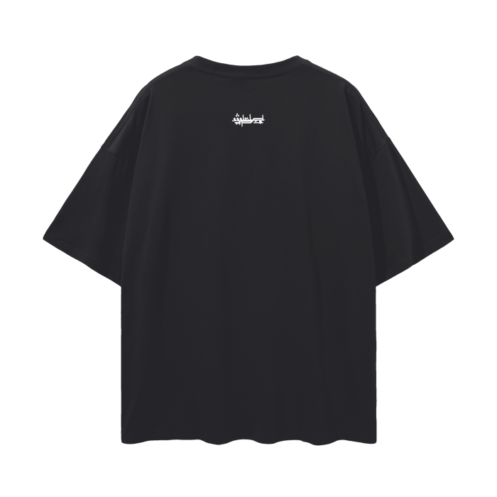 WRLDCO® (FW2425 Never Forgot Release) “Hand Signs” Oversize Deep Drop Shoulder Tee (Multi)
