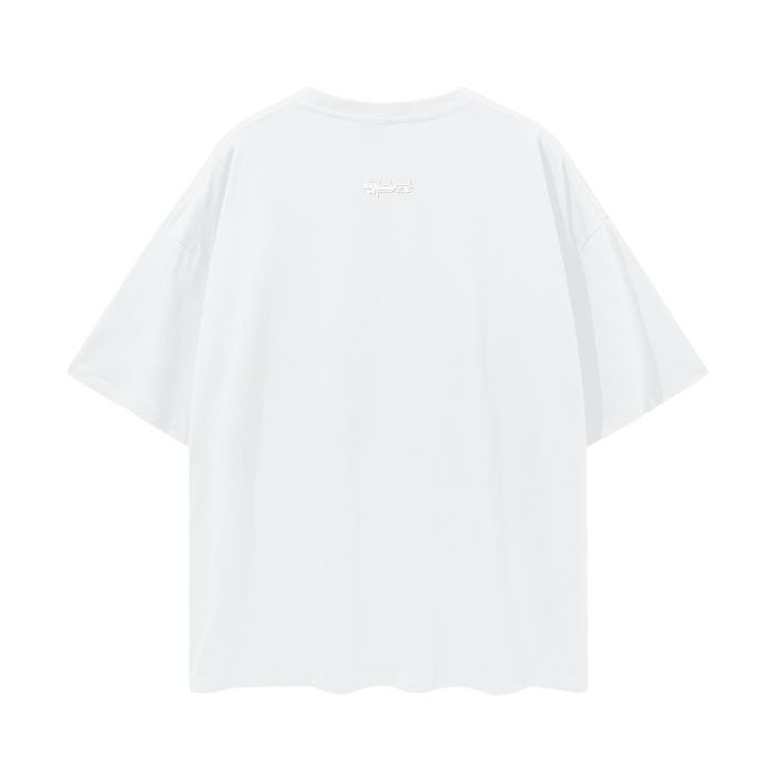 WRLDCO® (FW2425 Never Forgot Release) “Hand Signs” Oversize Deep Drop Shoulder Tee (Multi)