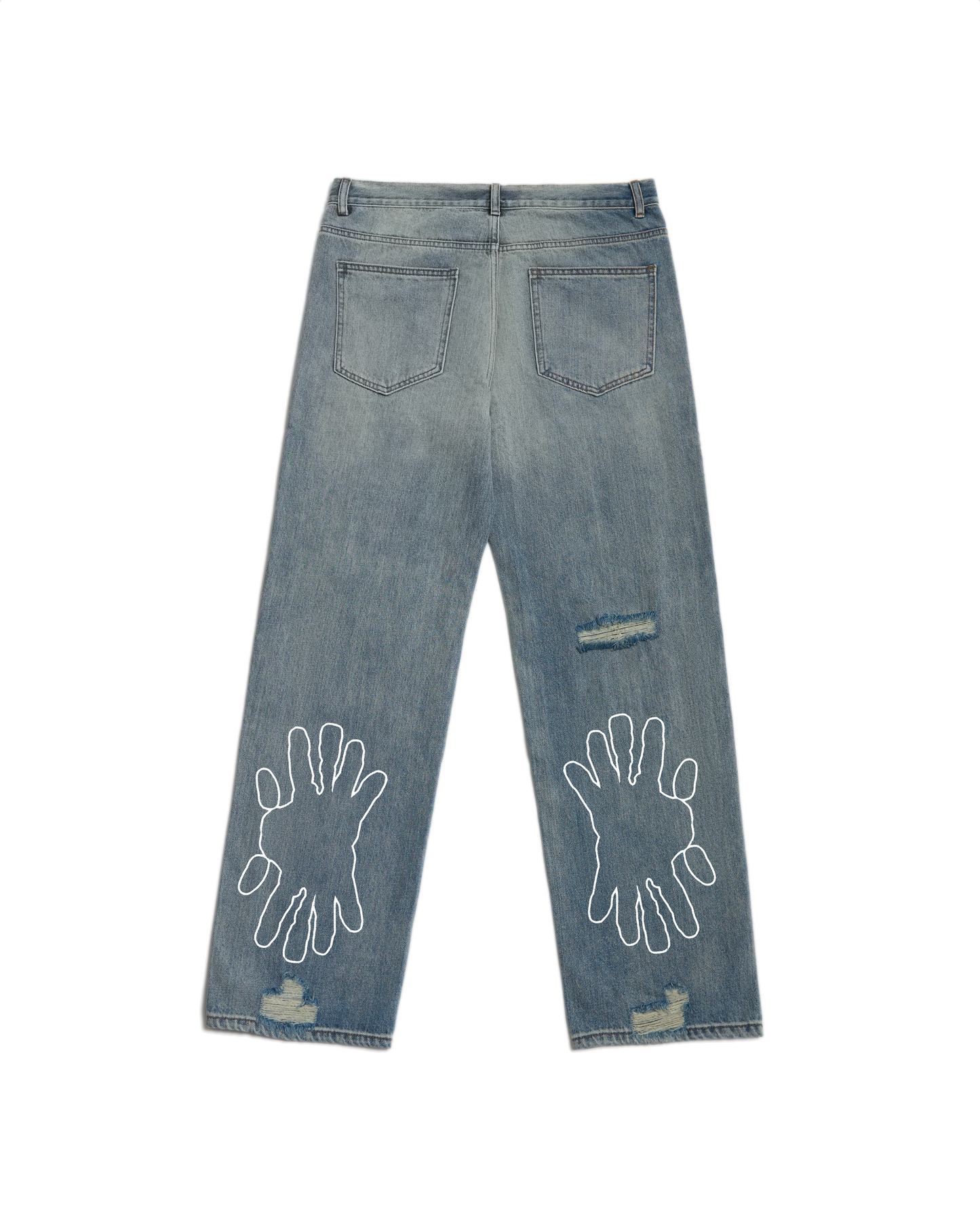 Miyanardo® (SS24) Miyanardo® "Art Project 3.0" Baggy ripped jeans (W)