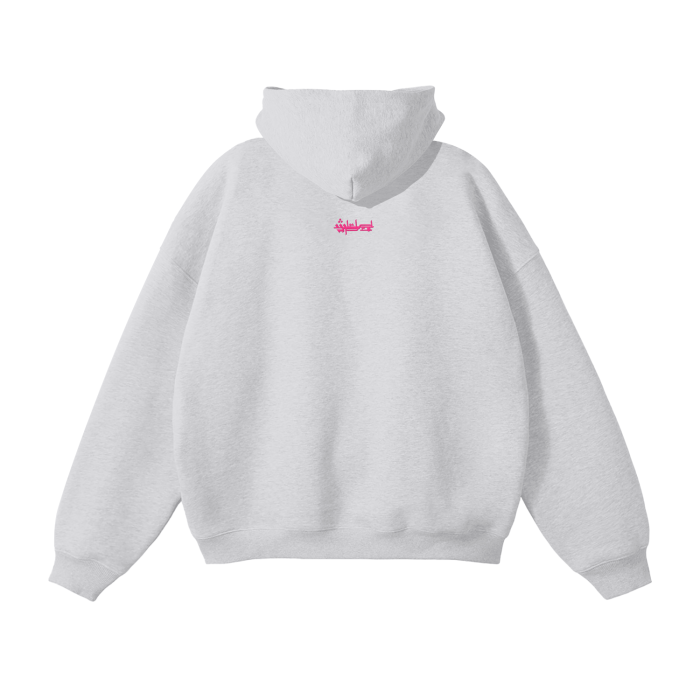 WRLDCO® (FW2425 Never Forgot Release) “Hand Signs” (GP) Unisex Oversized Solid Color Fleece Hoodie